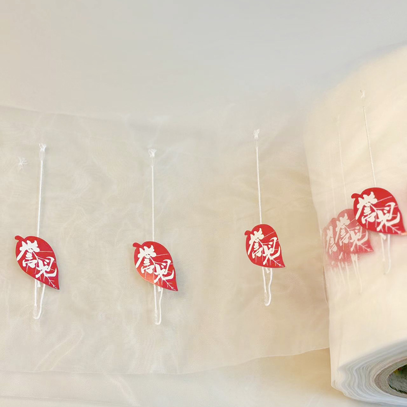 PLA corn fiber Tea bag roll with customized tag